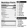 Snacks of Substance 100 calorie high fiber chocolate chip cookie – plant-based low sugar snack