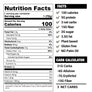Snacks of Substance 100 calorie high fiber chocolate chip truffle – plant-based low sugar snack