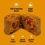 6 Peanut Butter & Jelly Truffles — High Fiber, 100 Cal