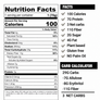 6 Peanut Butter Cookies — High Fiber, 100 Cal